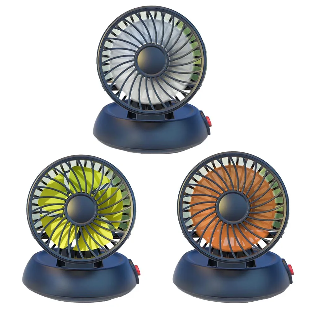 360 Degree Car Fan For Ventilation Compact Car Fan 360 Degree Fan 130cm Cable Length Dual Variable Speed System