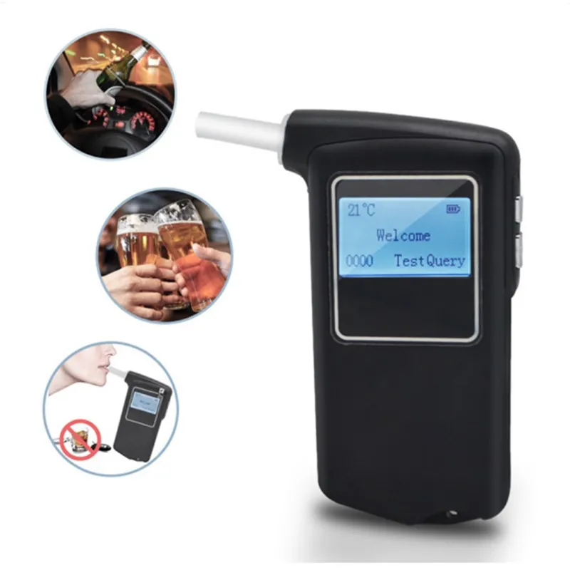 

GREENWON High Accuracy Professional Digital Breath Alcohol Tester Breathalyzer AT868F