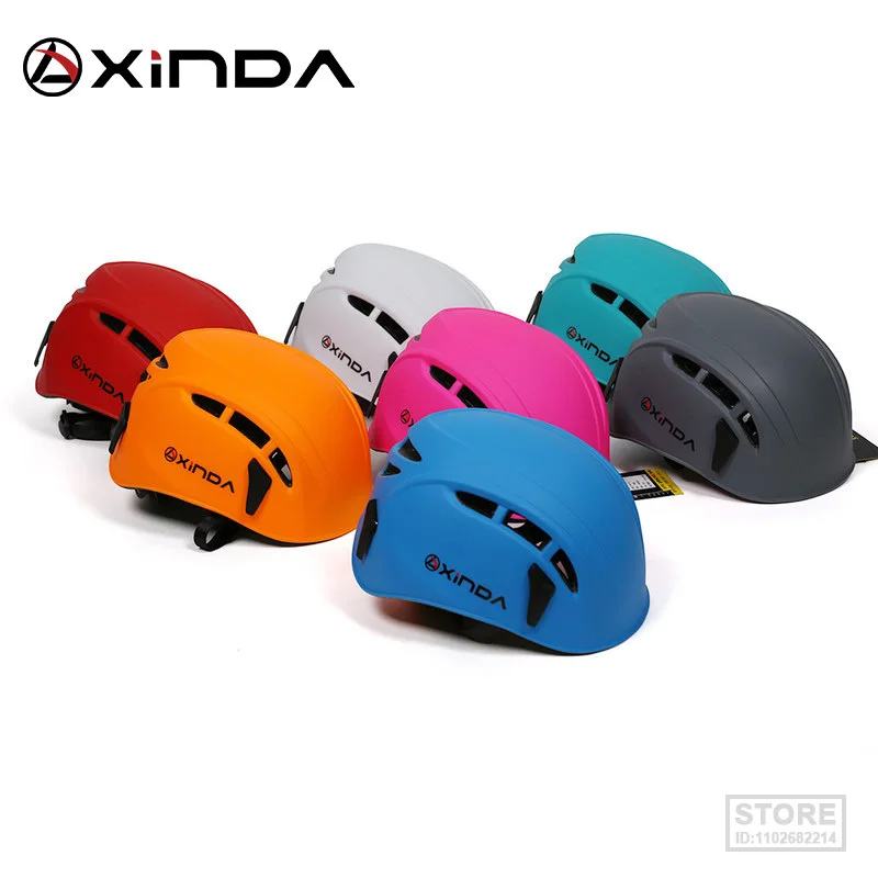 Xinda Outdoor Rock Climbing Helmet Speleology Mountain Rescue Equipment To Expand Safety Helmet Caving Work Helmet