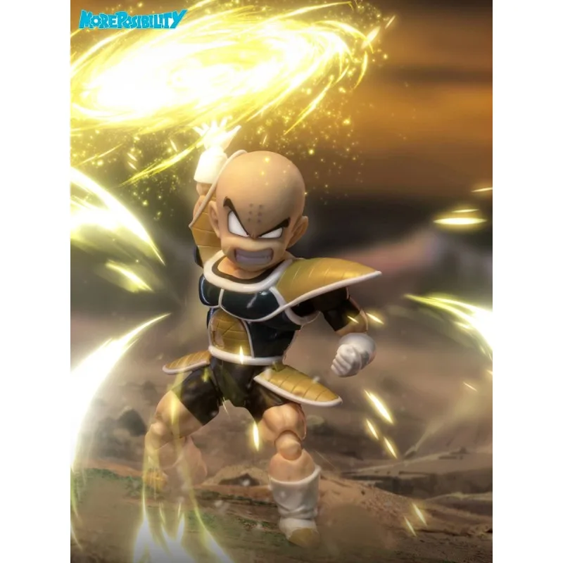 

In Stock More Posibili Dragon Ball SHF Krillin Battle Clothes Heads Kit Headsculpt Accessories Anime Action Figures Toys