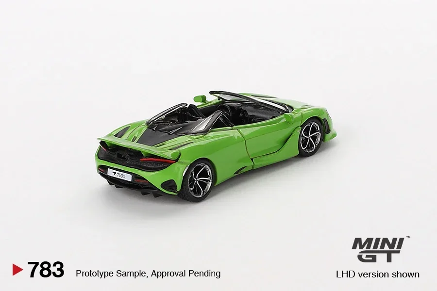 MINIGT 1:64  750S Spider Mantis Green  Diecast Model Car