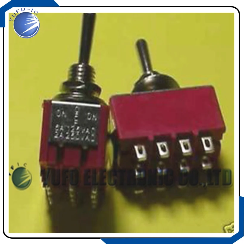 Free Shipping One Lot 50,4PDT CENTER OFF ON OFF ON AMP DIY WIRING SWITCH,12Pin 120V,250V