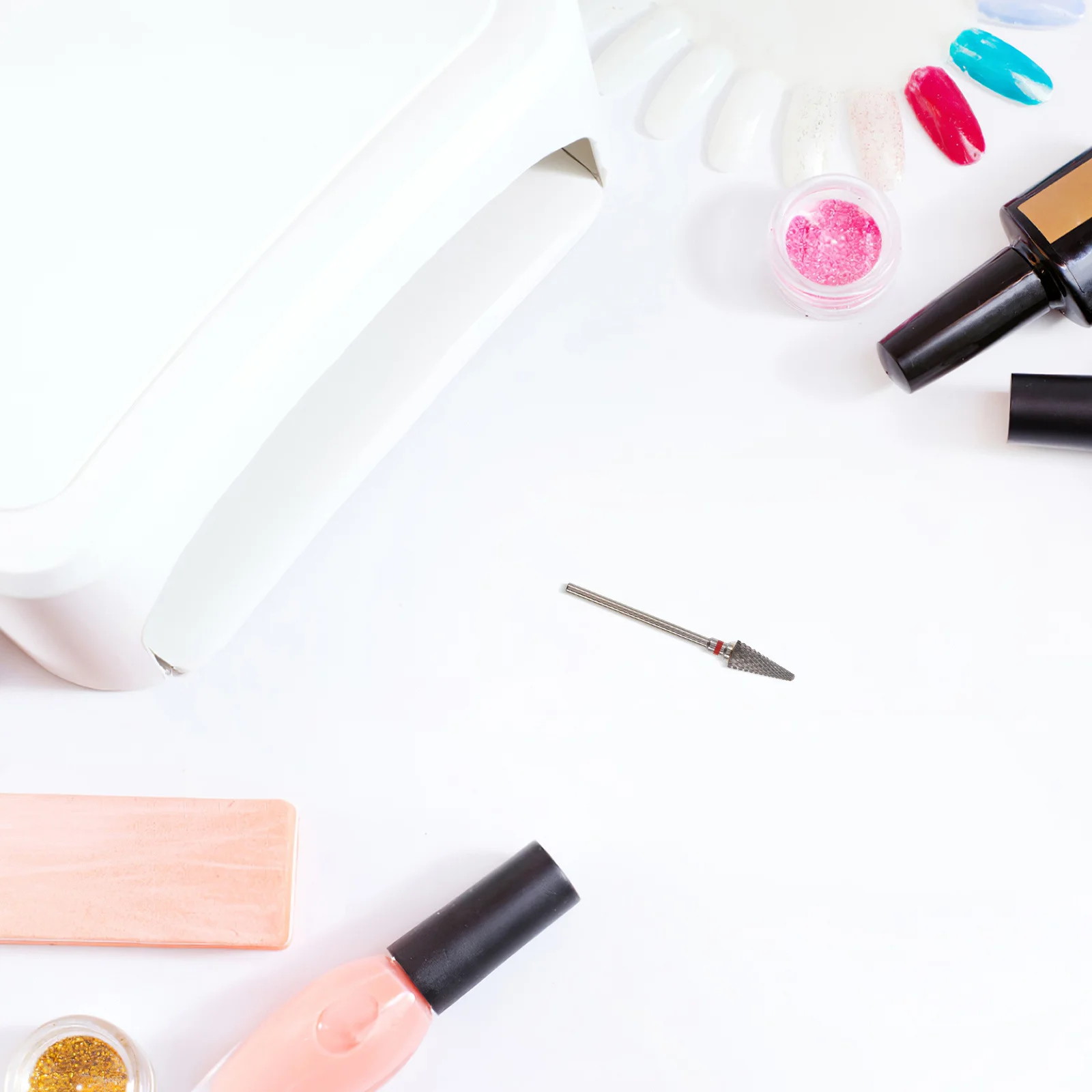 Juego de brocas profesionales de carburo, herramientas para quitar cutículas, Gel acrílico, manicura, pedicura, pulido