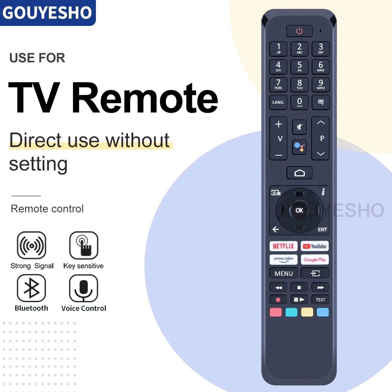 New Voice Remote Control for VESTEL TOSHIBA TV 30111973 RC45160BT CT-8563 RC45160 RC43160