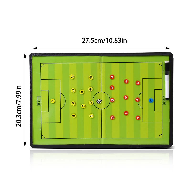 Football Tactical Board Folding Coach Board Special Match Training Professional Football Tactical Board