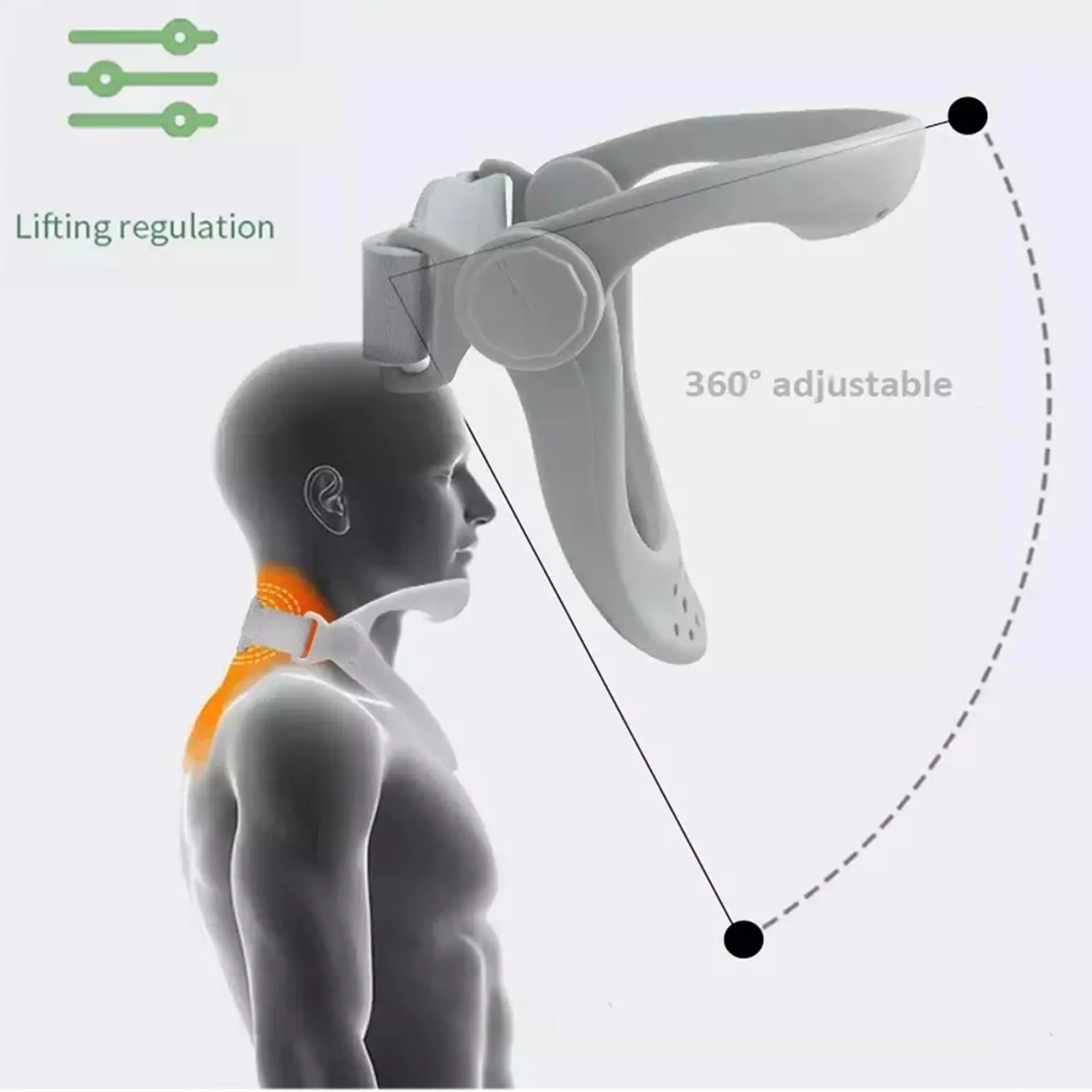 Cervical Brace Cervical Traction Device For Relief Neck Pain Relieve Spine Pressure Neck Support Correct The Forward Head Postur