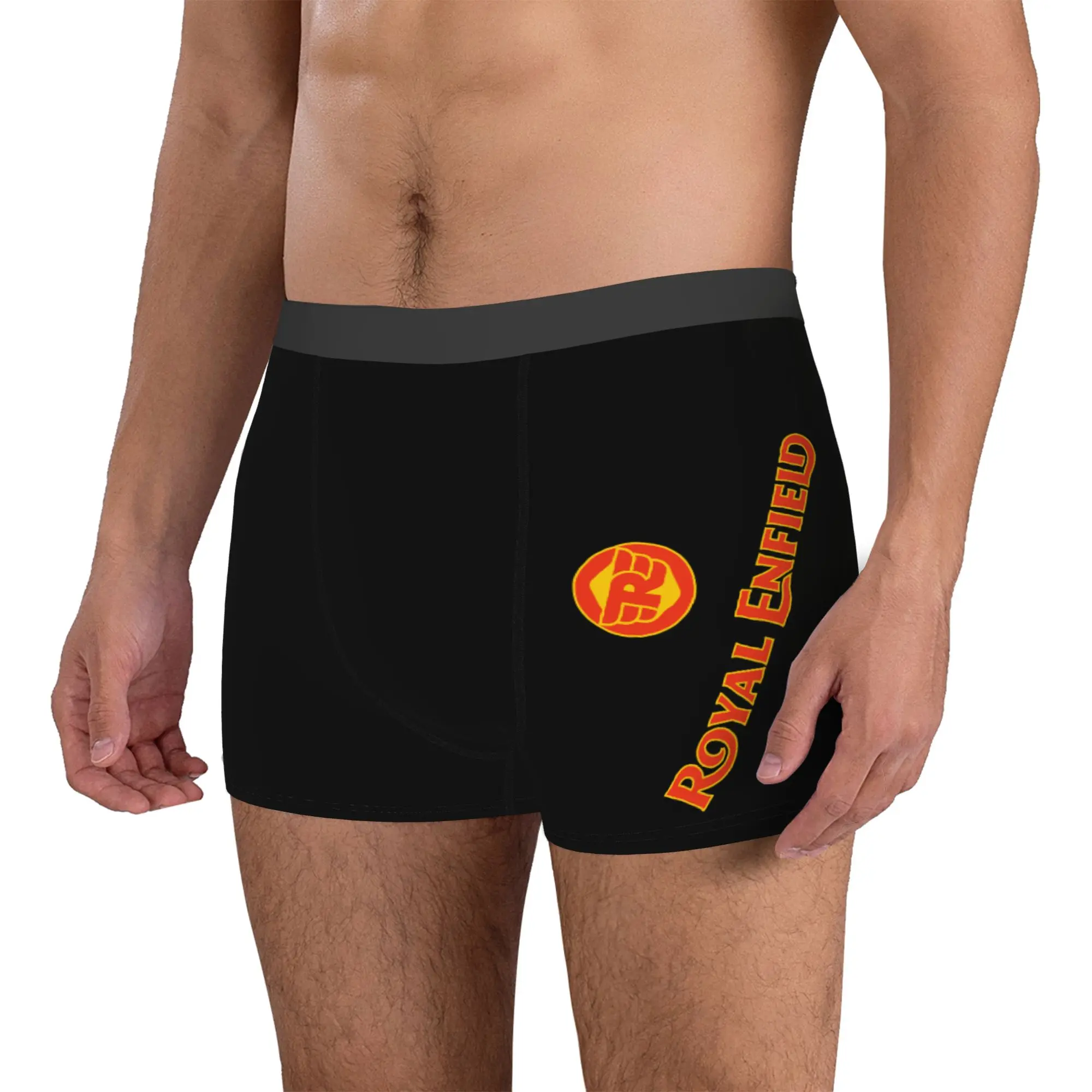 Custom Royal-Enfields Bicycles  Boxers Shorts Mens Motorcycle Briefs Underwear Cool Underpants