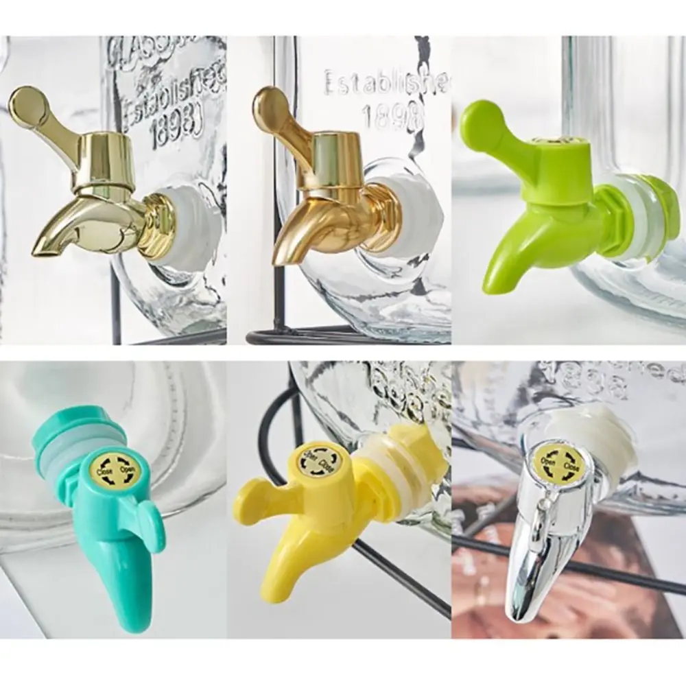 PP Plastic Beverage Dispenser Faucet Built-In Filter Silicone Gaskets Replacement Dispenser Spigot Leak Resistant