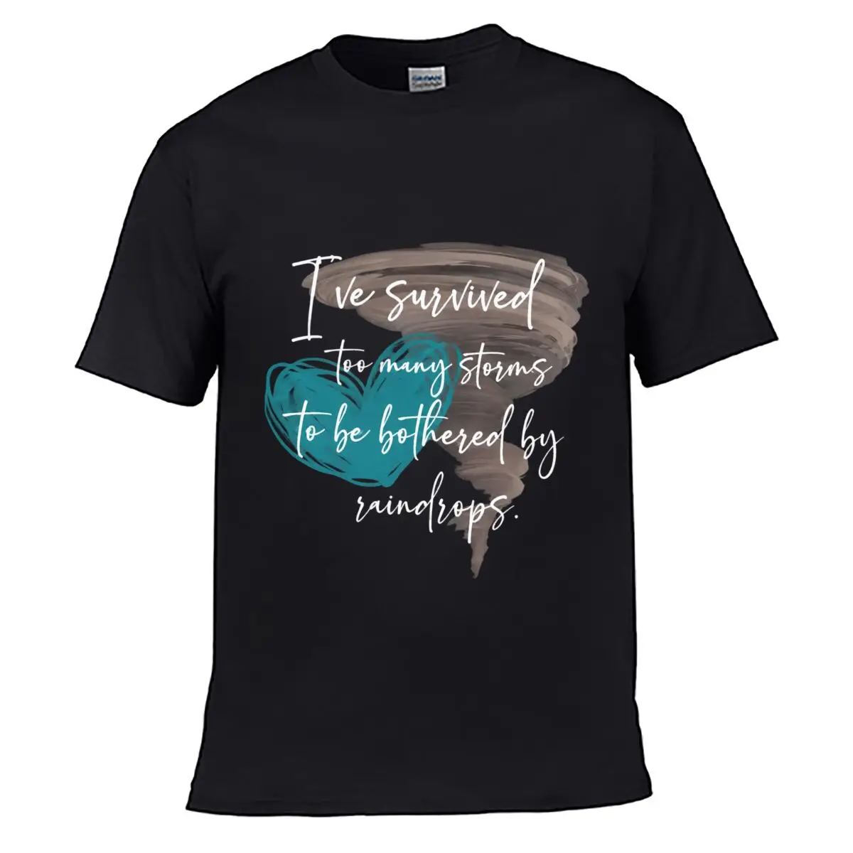 Ive Survived Many Storms To Be Bothered By Rainy Days short-sleeved T-shirt