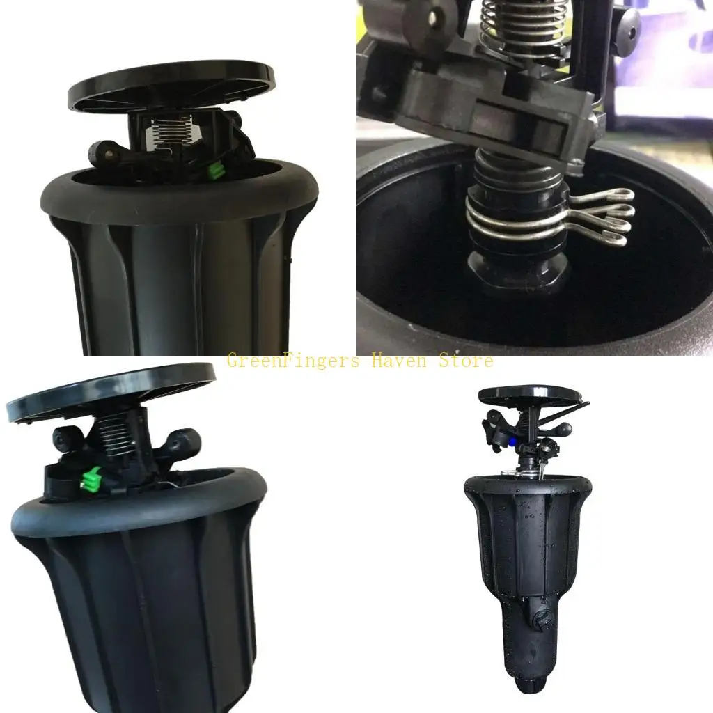 

F68D Adjustable Rotating Nozzle Black Buried Rotor Sprinkler for Yard Garden Lawn