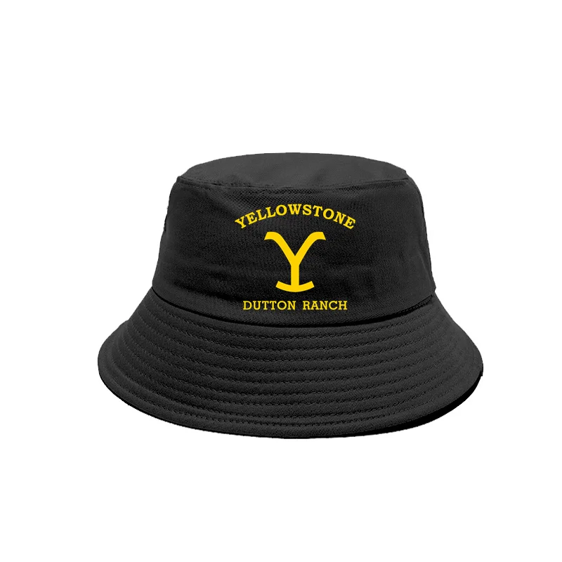 Yellowstone Dutton Ranch Bucket Hats Cool Women Men Yellowstone Panama Caps Summer Outdoor Bob Hat MZ-294