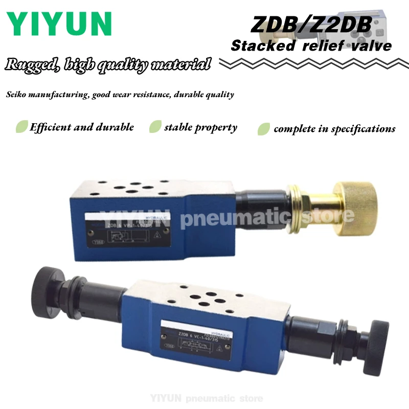 

ZDB6VA1 ZDB6VB1 ZDB6VC1 ZDB6VD1 ZDB6VP1 Z2DB6VA2 Z2DB6VD2 Z2DB6VP2-40B Комплексный предохранительный клапан YIYUN серии ZDB Z2DB