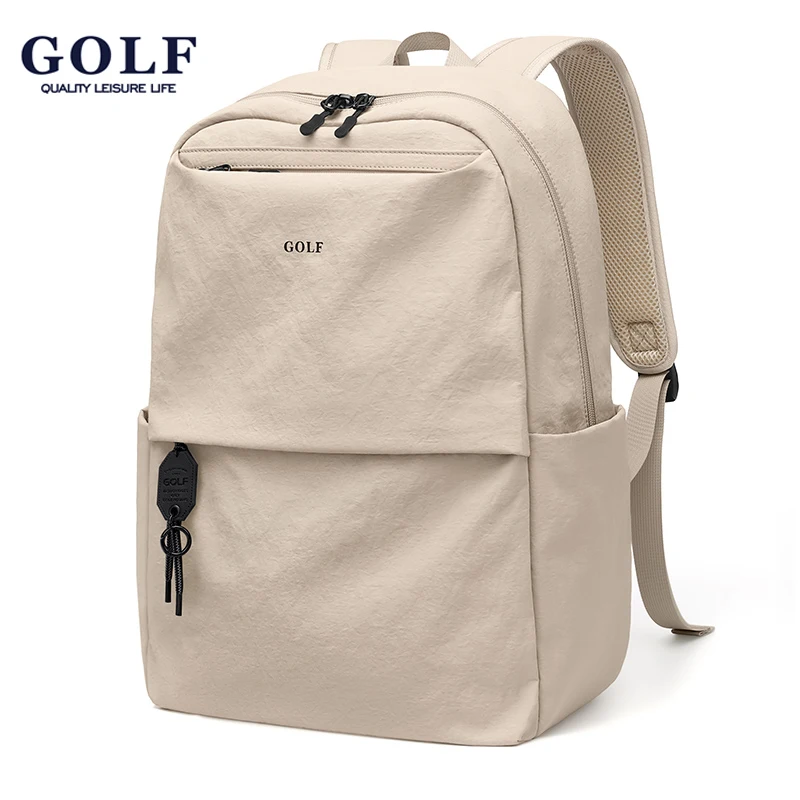 GOLF QUALITY Unisex Casual Backpack Waterproof School Backpack Travel Backpack Black GCS13900