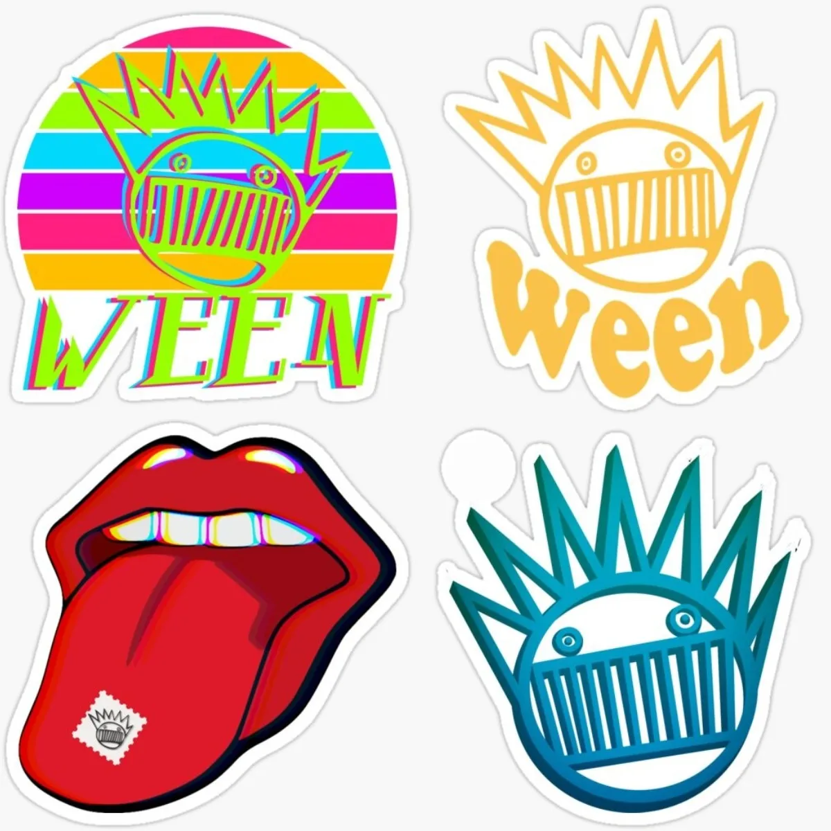

Ween Music Decal Vinyl Sticker Auto Car Truck Wall Laptop Bumper Door Protector Accesories Interior Motorcycle Stickers