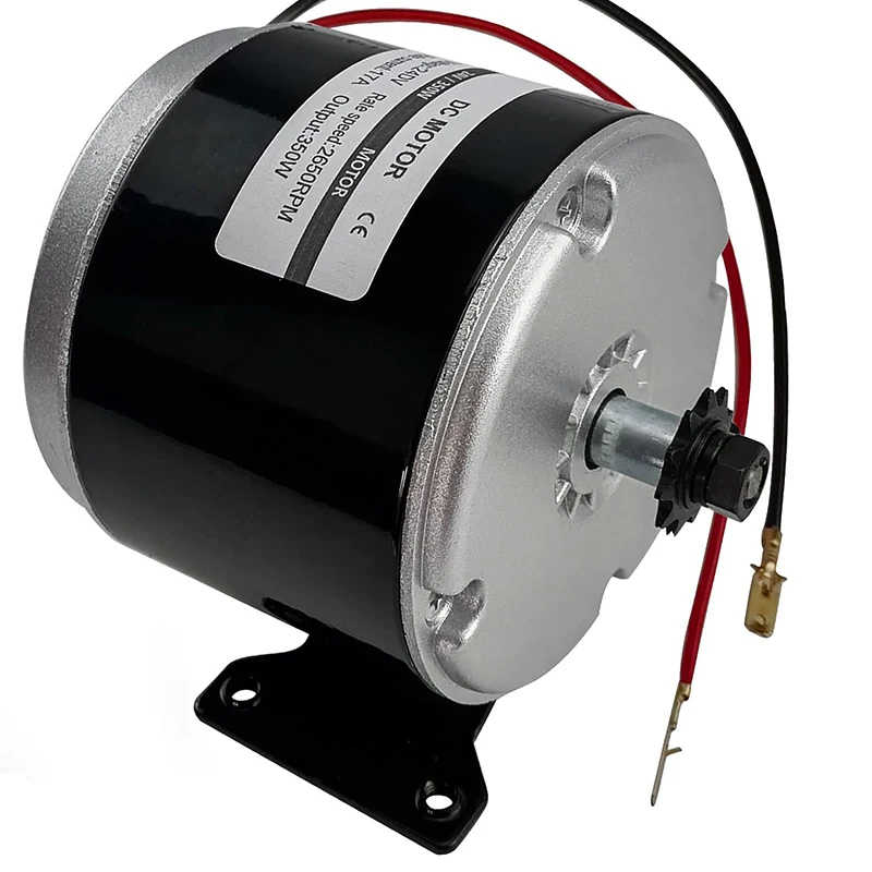 24V 350W DC Motor Permanent Magnet Generator Micro Brushed Motor Brushed High Permanent Magnet 2750RPM Gear Motor ﻿