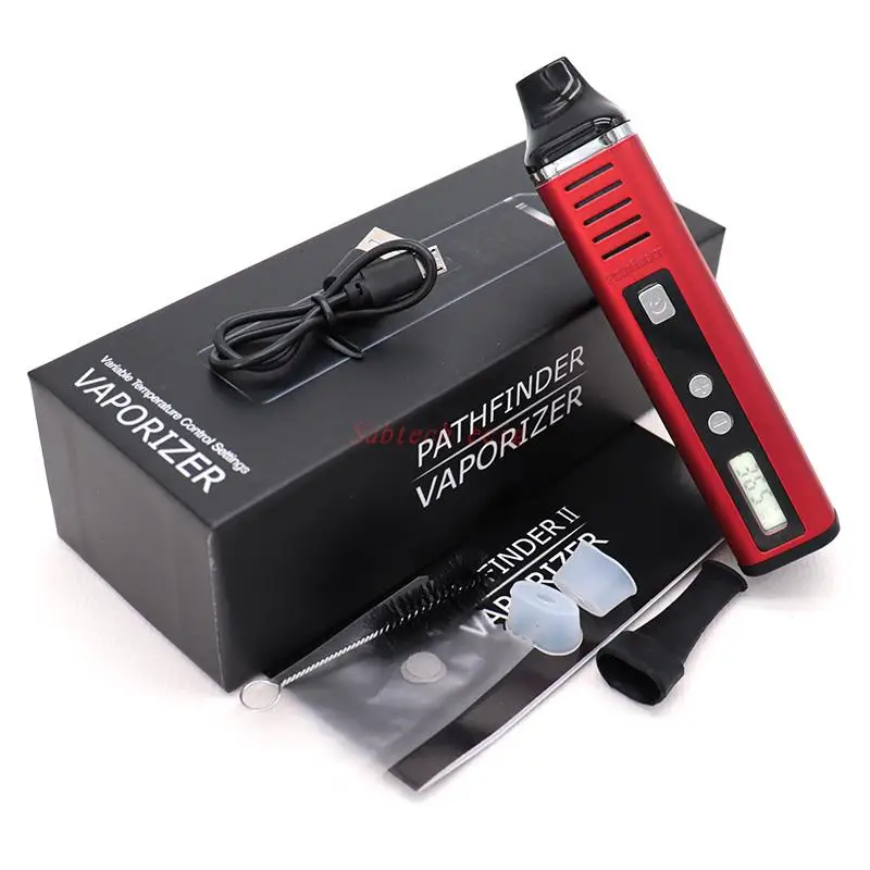 Original Dry Herb Vaporizer Pathfinder V2 Kit Electronic Cigarettes 2200mah with OLED Screen Herbal Vape Pen Vaper Smoke Kits