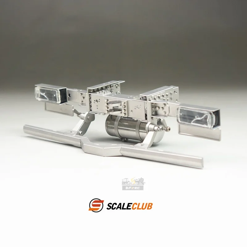 Scaleclub 1/14 Truck Tail Beam Light Bumper Set For Tamiya  Scania 770S MAN Benz Actros Volvo RC Trailer Tipper Car Diy Parts