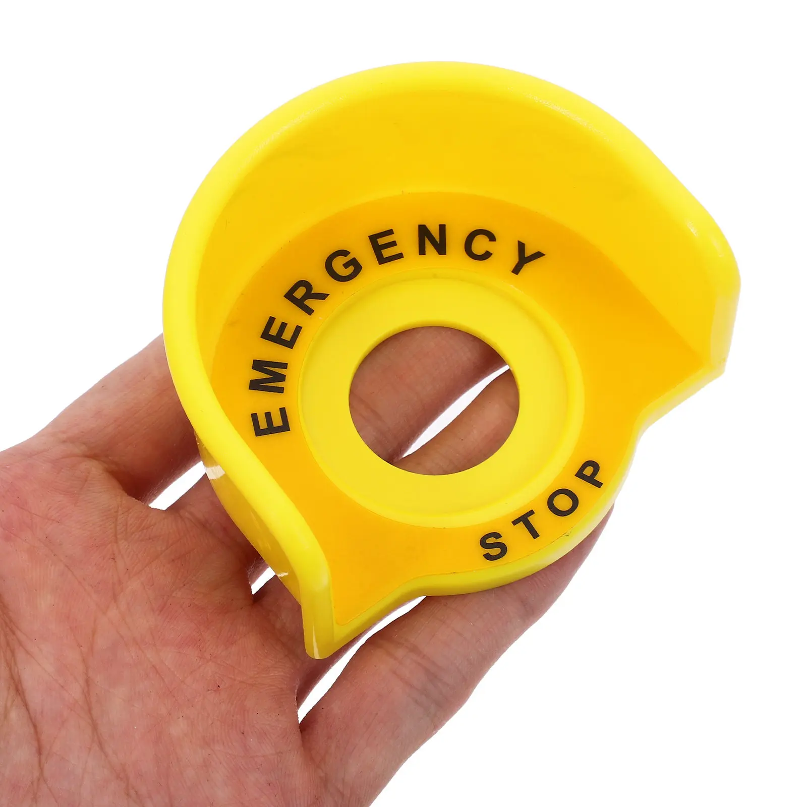 Clear Emergency Stop Button Cover Protective Guard for Machinery Industrial Equipment Home Garage Garden Safety Push Button view 2