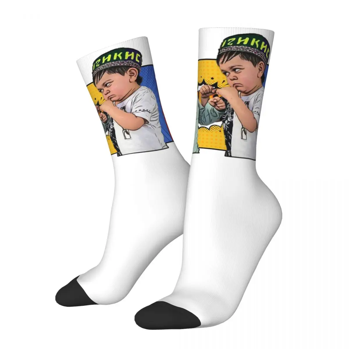 3D printing cosy Unisex Socks,Outdoor Hasbulla Fighting Interesting Four Seasons Socks