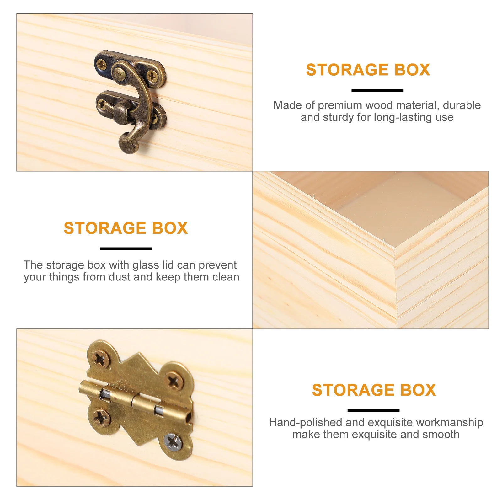 

wooden storage box gift packing box jewelry box storage box storage holder