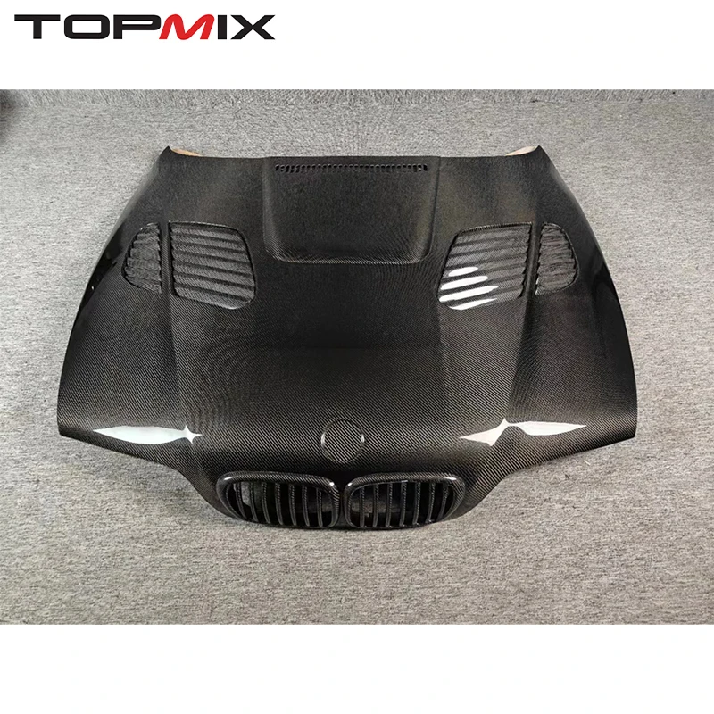 For BMW 5 Series E39 M5 1995-2003 CLS/GTR Style Direct Fit Carbon Fiber Bonnet