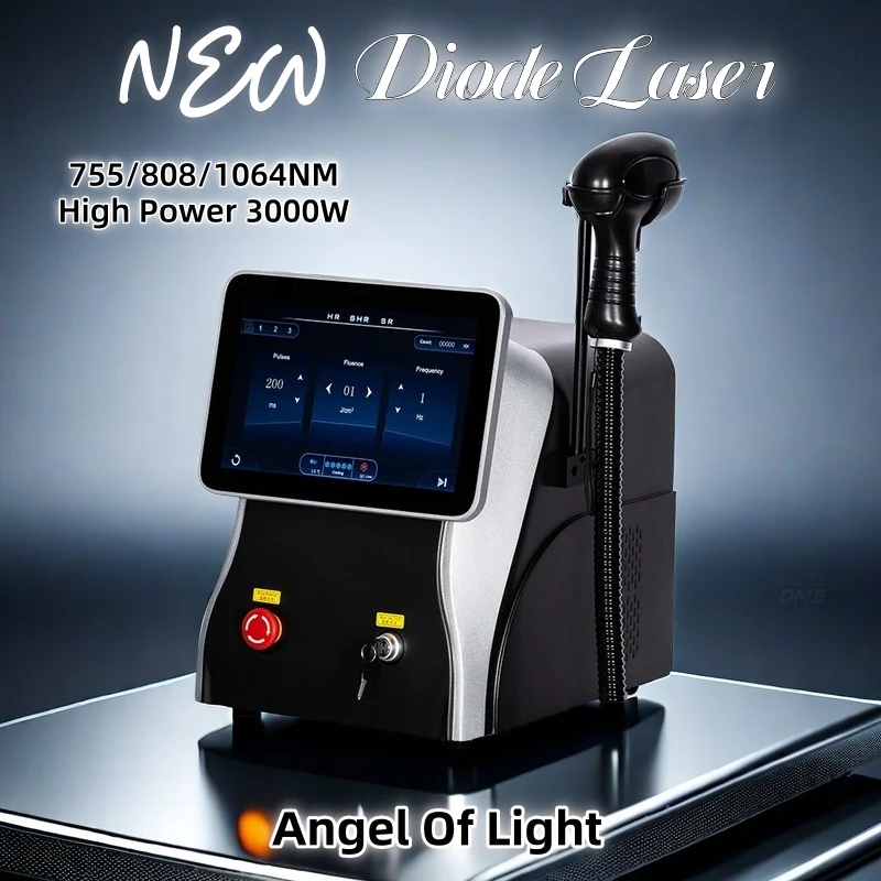 

808NM Diode Laser Hair Removal Professional Machine Ice titanium and Platinum Penetration Skin Pulse Light Hair Removal Machine