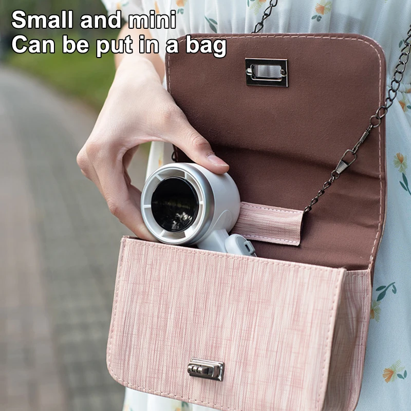 

Ручной вентилятор с цифровым дисплеем Портативный портативный вентилятор для путешествий Мини-складной настольный вентилятор с 5-скоростной регулировкой для улицы