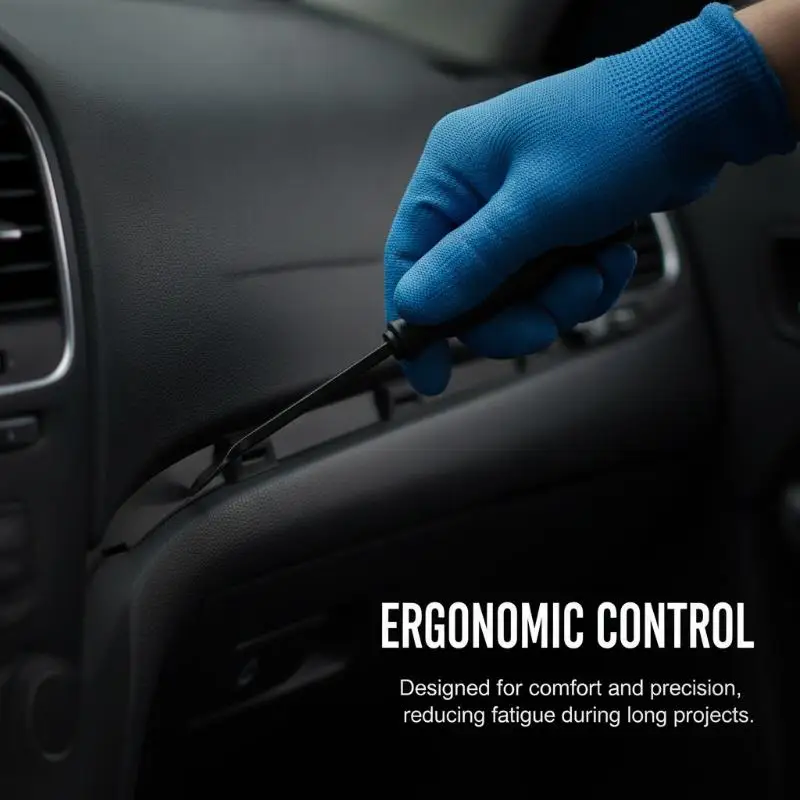 Car Interior Panel Pry Tool Kit 4/5 PCS Scratch Resistant Multiple Sizes for Auto Audio Upgrade Maintenance Work