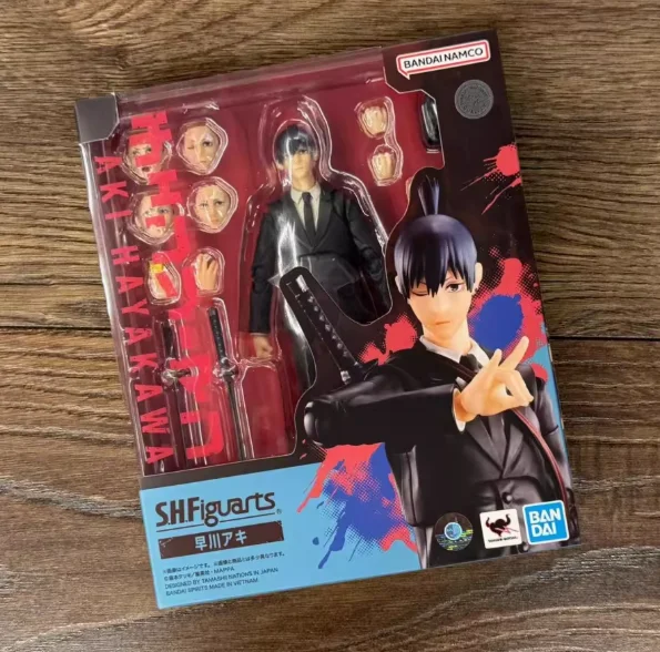 

In Stock Original BANDAI SHF S.H.Figuarts Chainsaw Man Aki Hayakawa Collectible Anime Model Action Figure Doll Toys