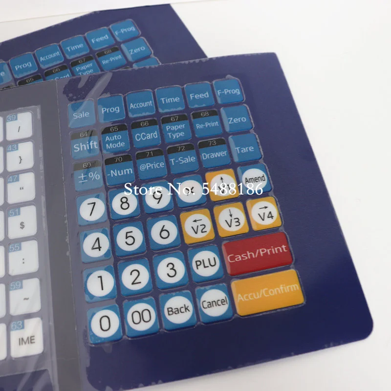 New Key Sheet for Yousheng TM-A 2018 Lable Scale Keboard Film English Version