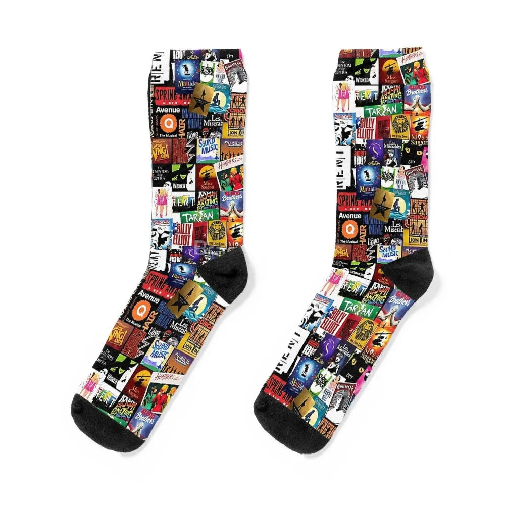 

Collage II Musical Socks funny gift designer brand Crossfit Socks For Men Women's