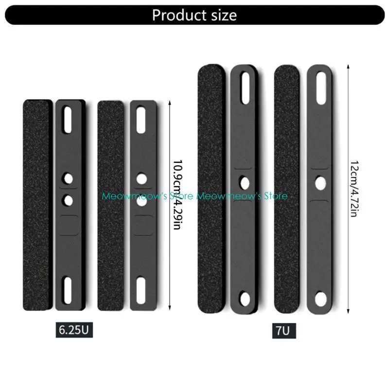 W91A 여러 키보드 업그레이드 타이핑을위한 기계식 키보드 스페이스 바 소음 분리 패드 위성 필름