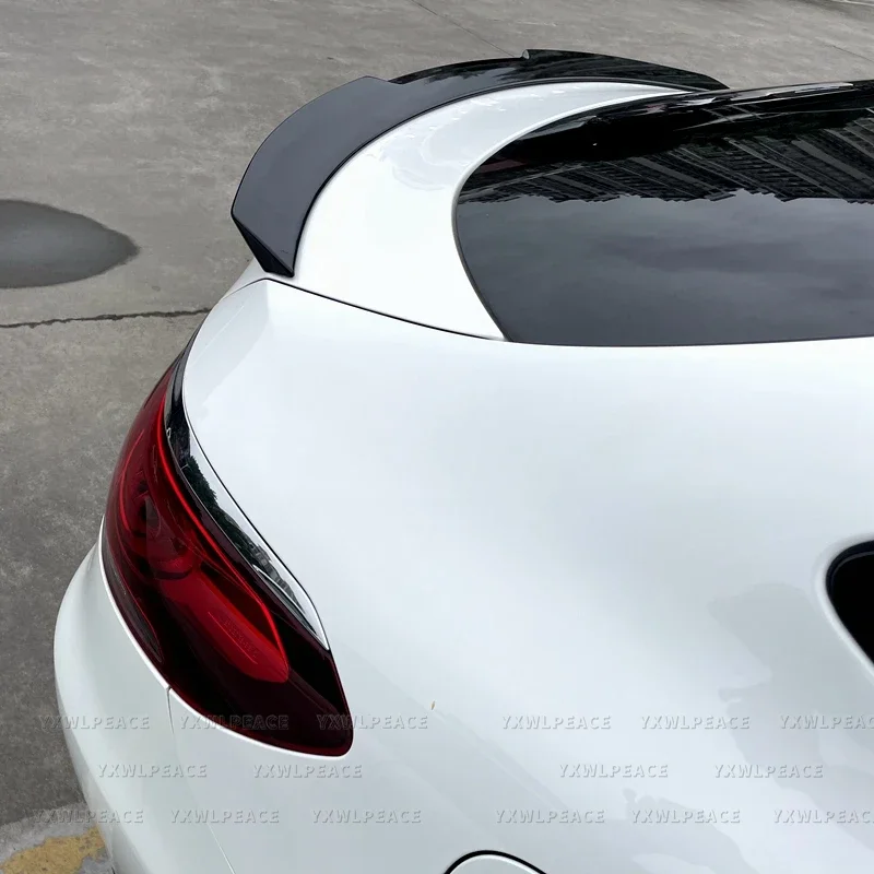 For Mercedes Benz GLC Coupe 2016-2020 Spoiler GLC200 GLC260 GLC300 ABS Plastic Primer Color Rear Trunk Lip Spoiler Wing