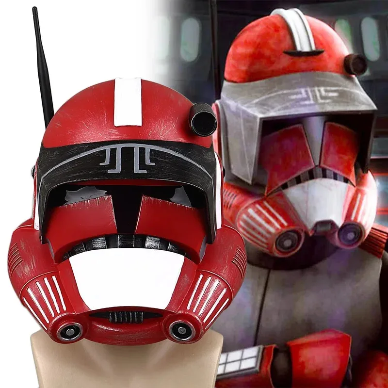 

Cosplay Helmet Clone Trooper Officer Fox CC-1010 Helmet Masks Cosplay Helmet Hard PVC Halloween Party Prop