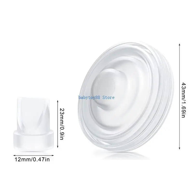 Y4UD كفاءة غشاء السيليكون صمامات مضخة الثدي مكافحة ارتجاعي صمامات/قطع الغيار إصلاح الحجاب الحاجز ضخ آمن