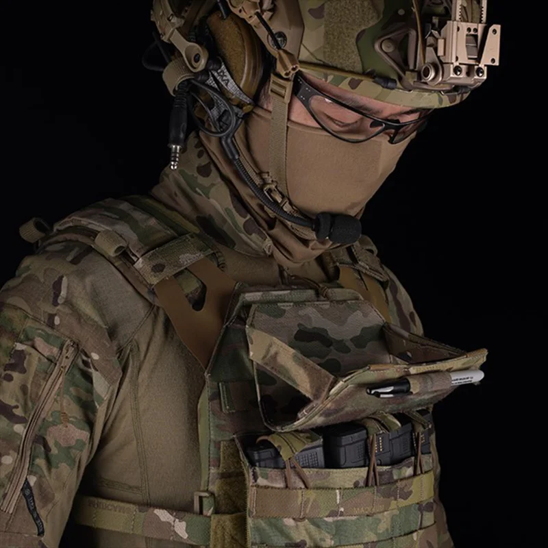 مولي المشرف اللوحة الأمامية الهاتف خريطة الحقيبة فائدة المنظم مع شريط مرن للصيد الادسنس سترة والعتاد الملاحة في الهواء الطلق