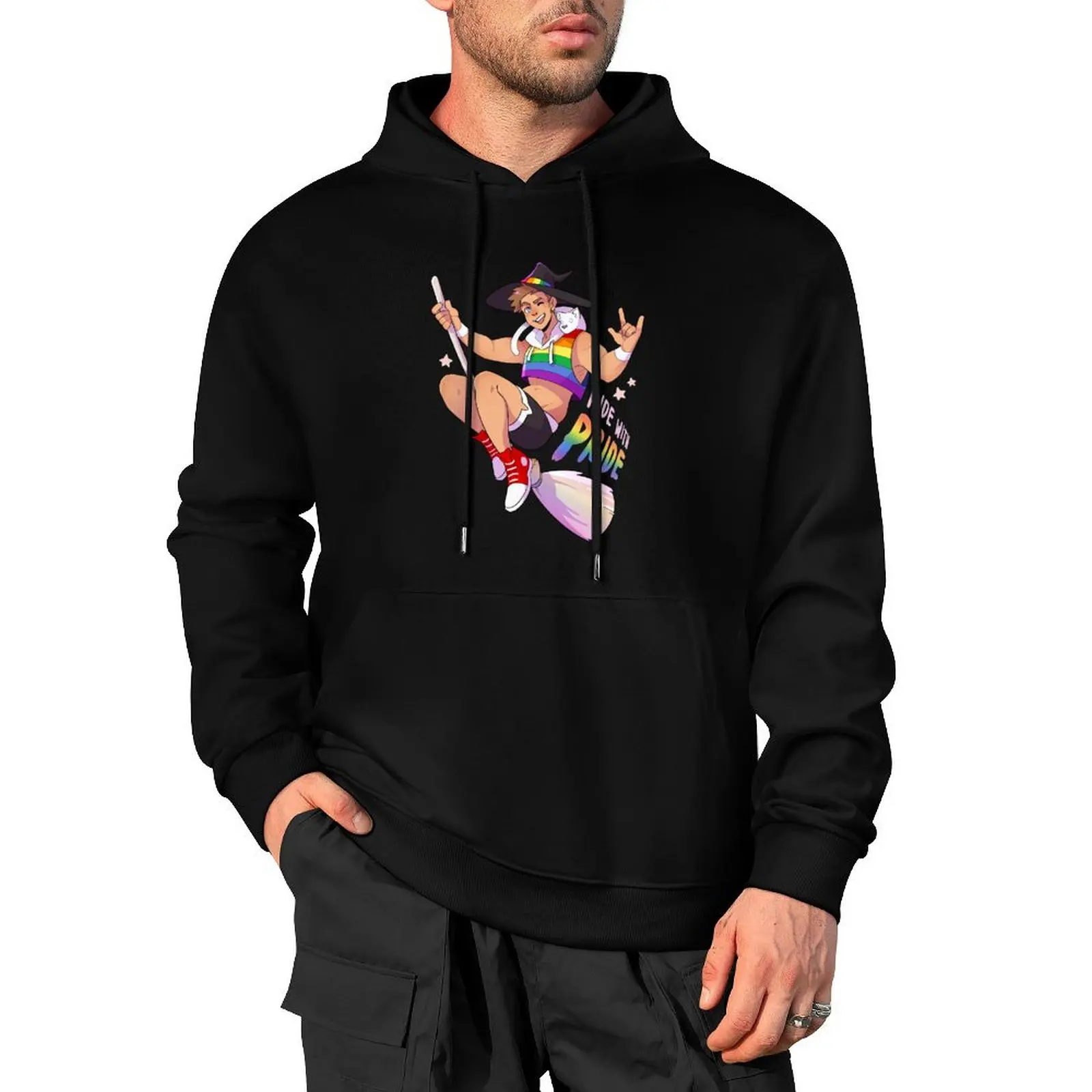 

Ride with Pride - Gay Pullover Hoodie anime clothes mens designer clothes streetwear men men's sweat-shirt hoodie men