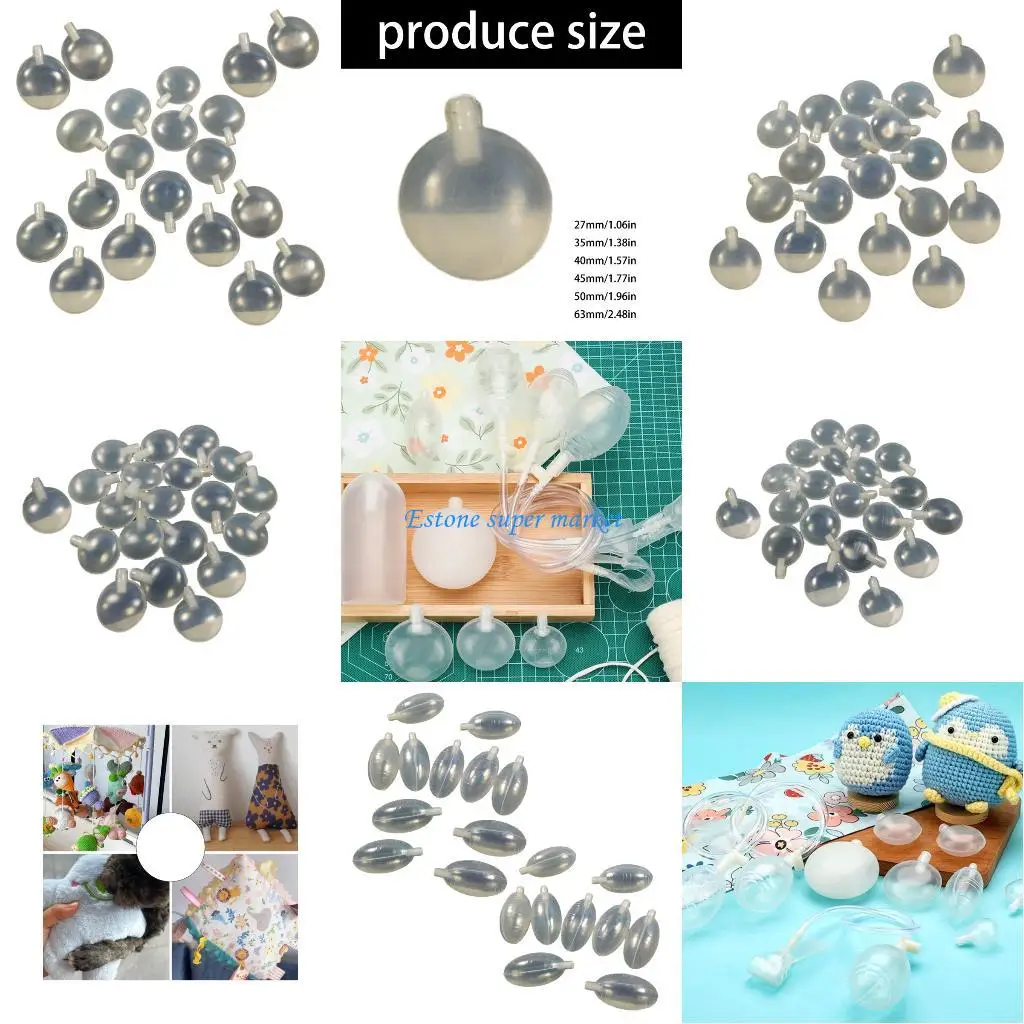 

090B 20pcs MultiSize Plush Toy Squeaker Replacement for Stuffed Toy Sound Repairing