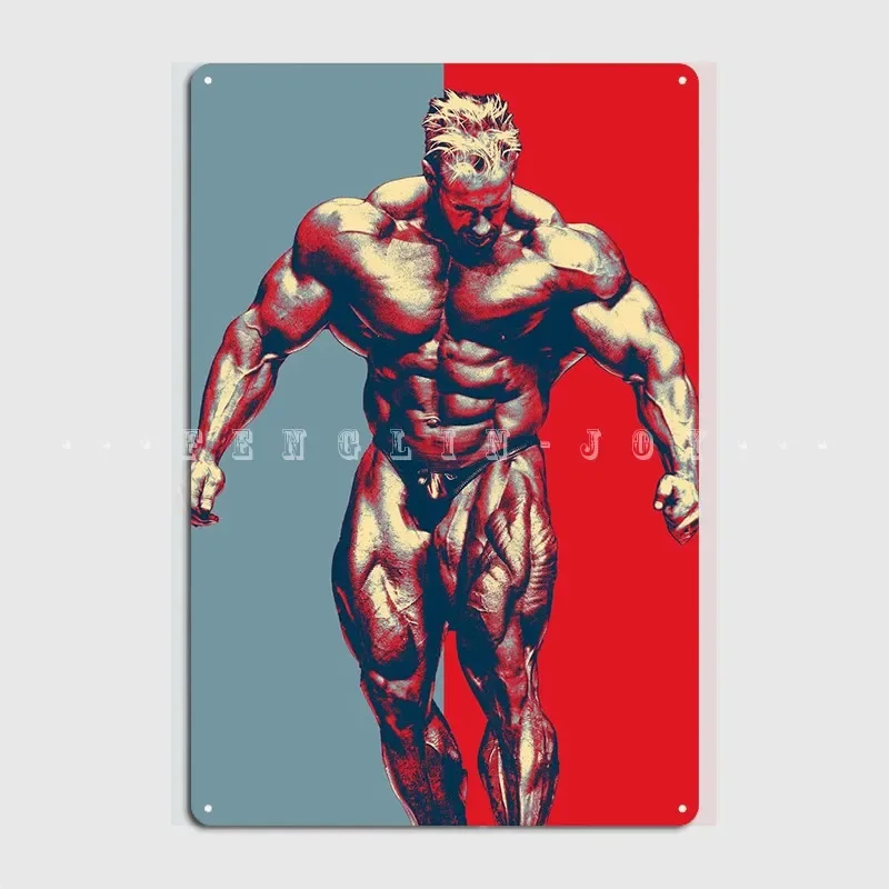 Jay Cutler Bodybuilder Metal Sign Club Party Mural Designing Wall Decor Tin Sign Poster