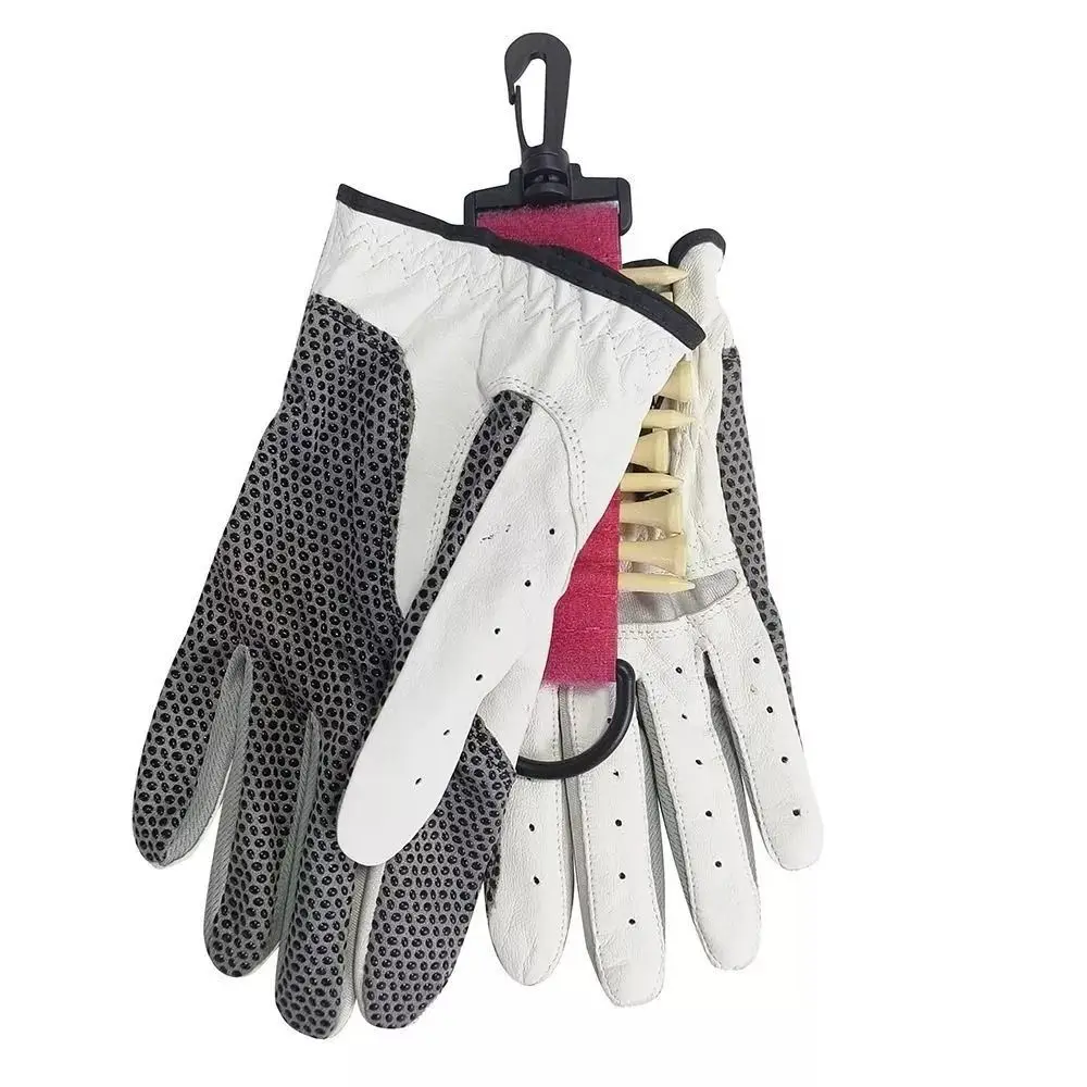 New Double Sided Golf Tee Holder Multi-functional Nylon Golf Gloves Band Portable Convenience Golf Accessory