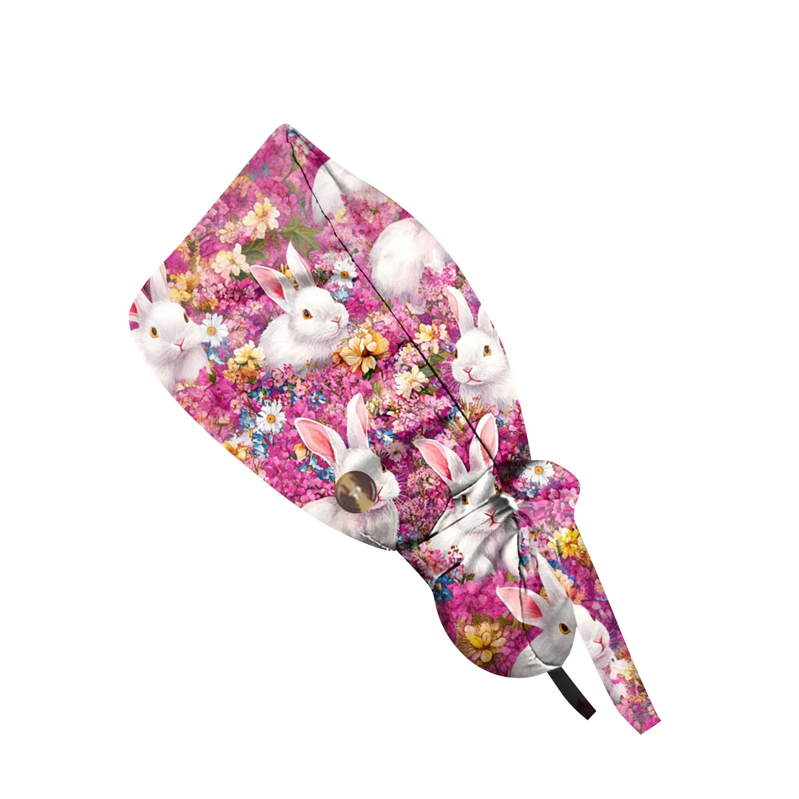 カジュアル女性のポニーテールキャップラボスクラブペット病院手術帽子ナース歯科医スパワーキングキャップ女性男性手術帽子