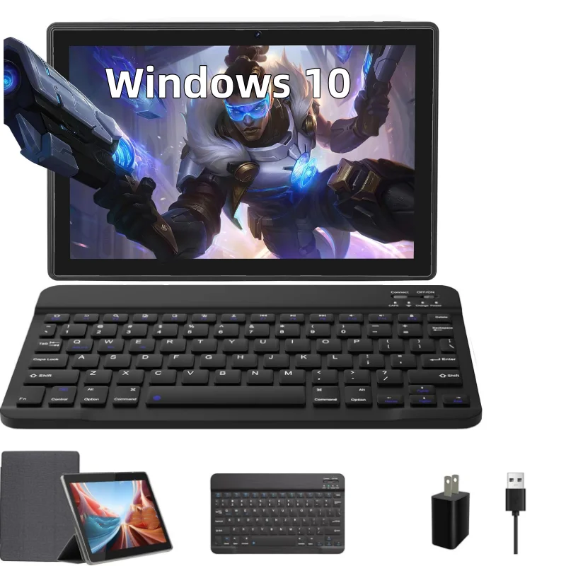 10.1 POLLICI 2 GB di RAM 32 GB di ROM Z8350 CPU X3 Windows 10 Tablet PC SENZA fotocamera USB 3.0 Batteria 6000 mAh WIFI Quad Core