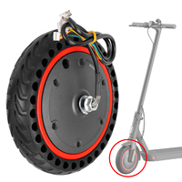 Motor Hub 36V 350W with 8.5 Inch Tire Kit for Xiaomi Pro Pro 2 Electric Scooter Front Wheel Engine Motor Wheel Replacement Parts