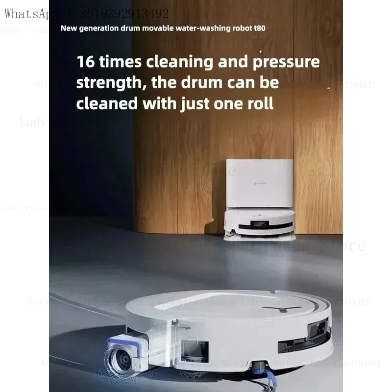 UMI.2026 NEW Det T 80 Floor Cleaning Robot - Automatic Sweeping And Mopping Integrated Home Cleaning Robot