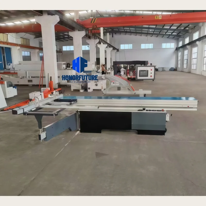 High Efficiency New 45 Degrees Sliding Table Saw Machine Woodworking Cutting Sliding Panel Saw Machine Efficient Cutting Sale