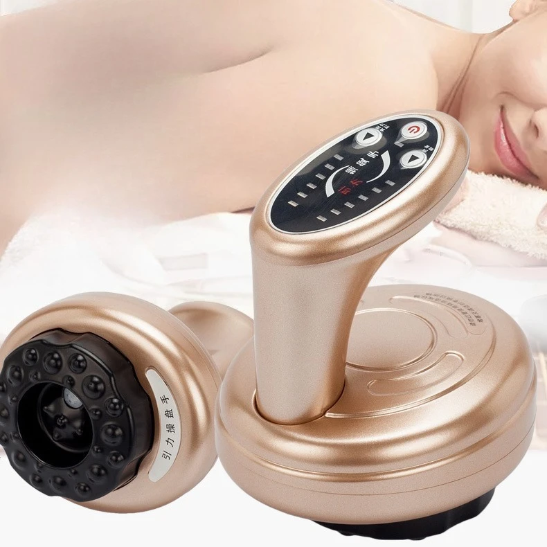 

Electric Suction Cup Vacuum Massager Body Profissional Cupping Therapy Set EMS Anti Celulite Guasha Tools Heating