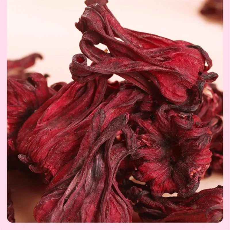 100% Natural Roselle Dried Hibiscus Flowers for Beauty Health Soap Perfume Resin Jewelry Making Candle Materials Supply