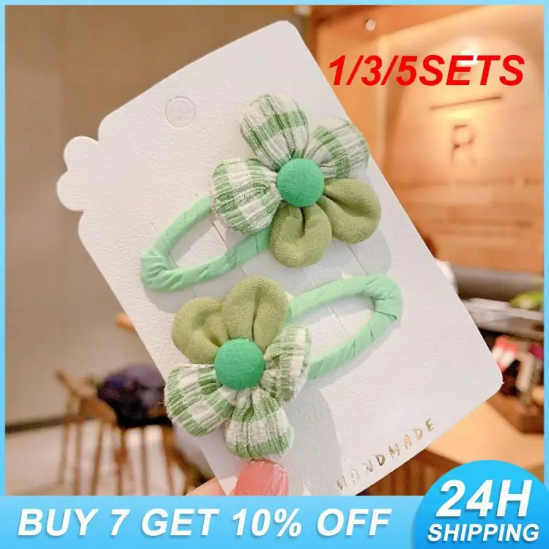 1/3/5SETS Exquisite Hairpin Suit Gifts Girl Flower Design Hair Accessories Cute Girl Hairpin Essential Hair Accessories Lovely