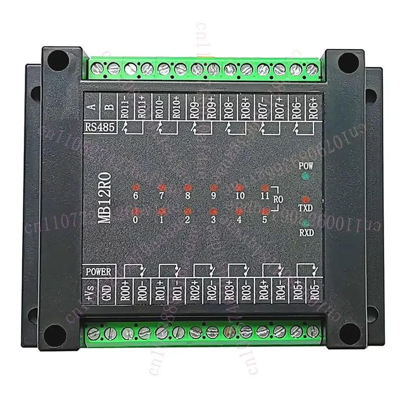 Switch Output Module 12 Channel Relay Output Isolation Type MODBUS RTU RS485 Communication