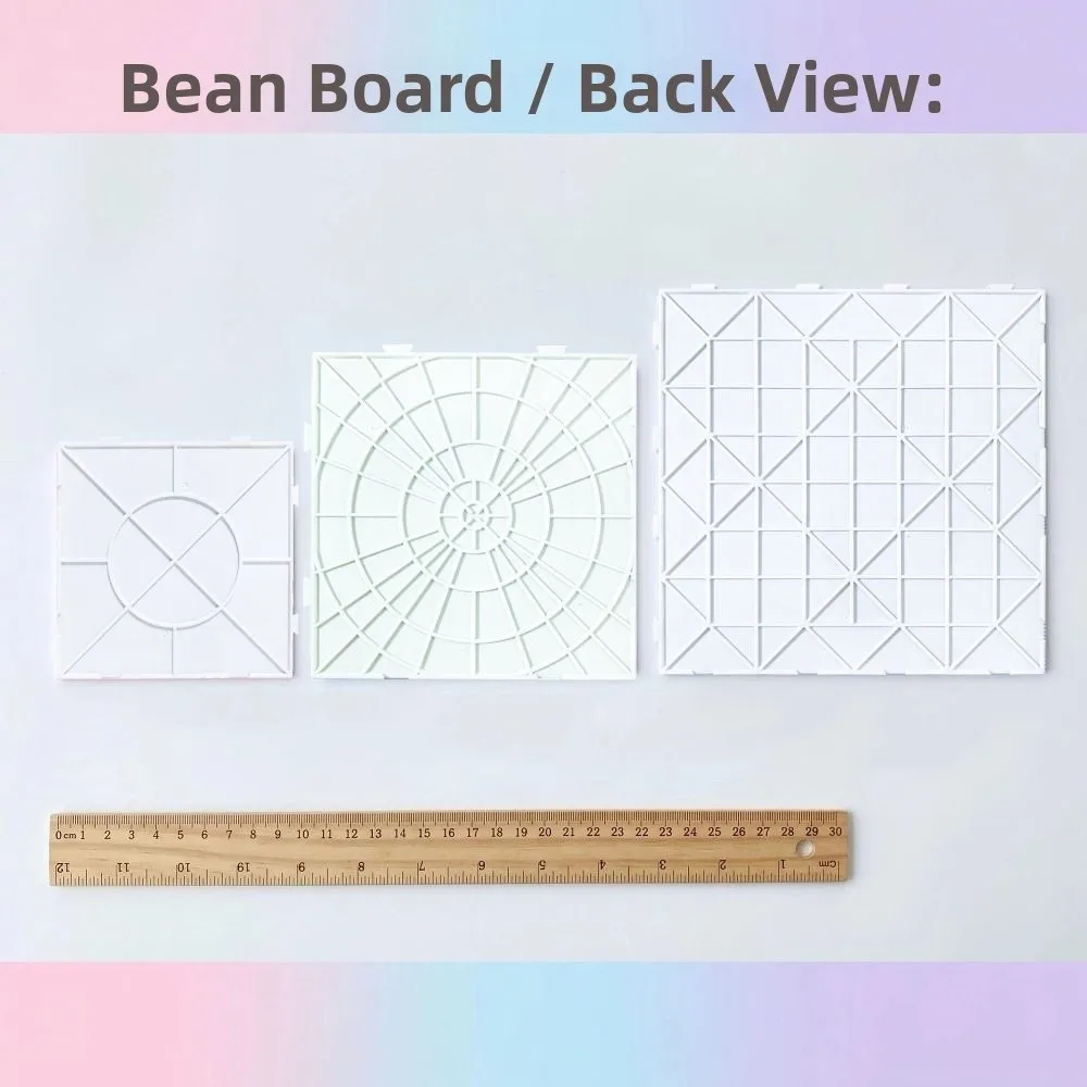 52/78/104Pins Fuse Beads Pegboards Matte Color Eye-protecting Hama Beads Pegboards Heat Resistant Bowknot Perler Beads Boards